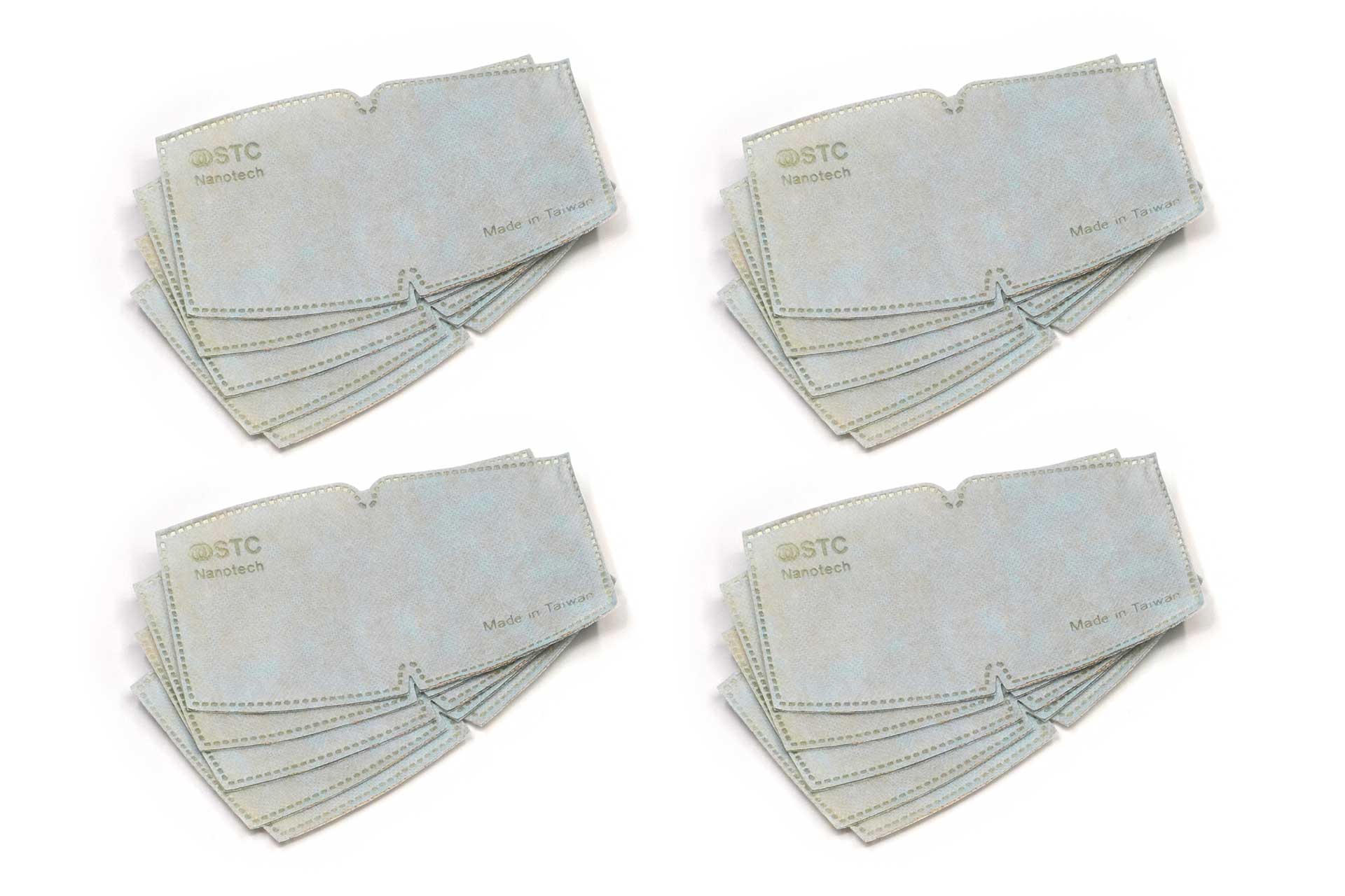 Antimicrobial Mask Filter Inserts: Family 20 Pack